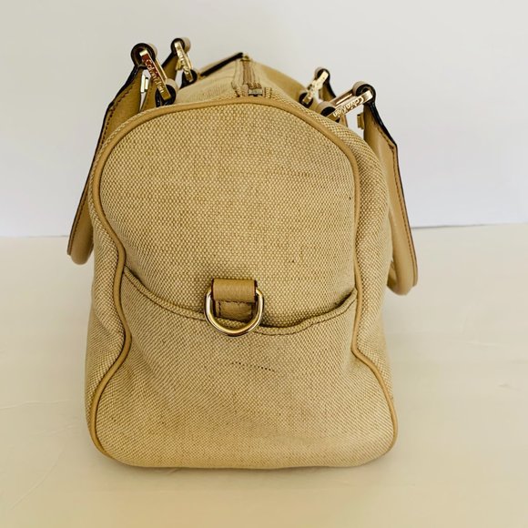 Calvin Klein Cloth Beige Satchel Detachable Strap - Picture 4 of 7